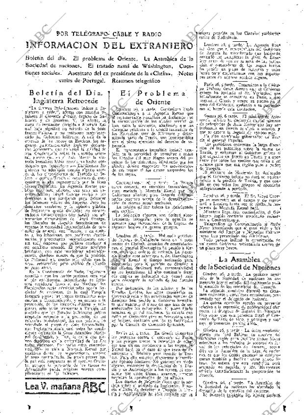 ABC MADRID 27-09-1922 página 15