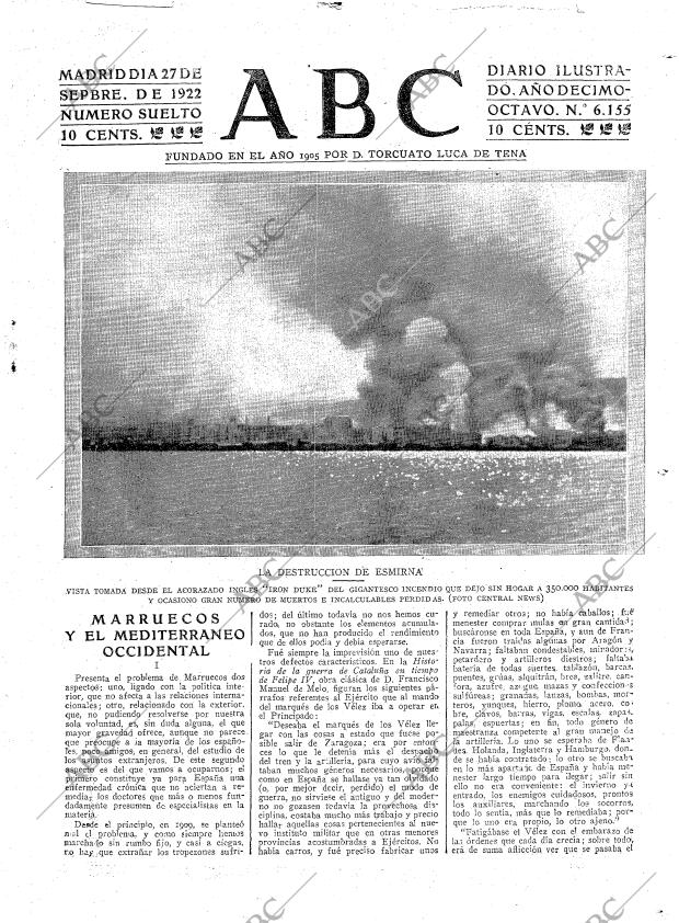 ABC MADRID 27-09-1922 página 3