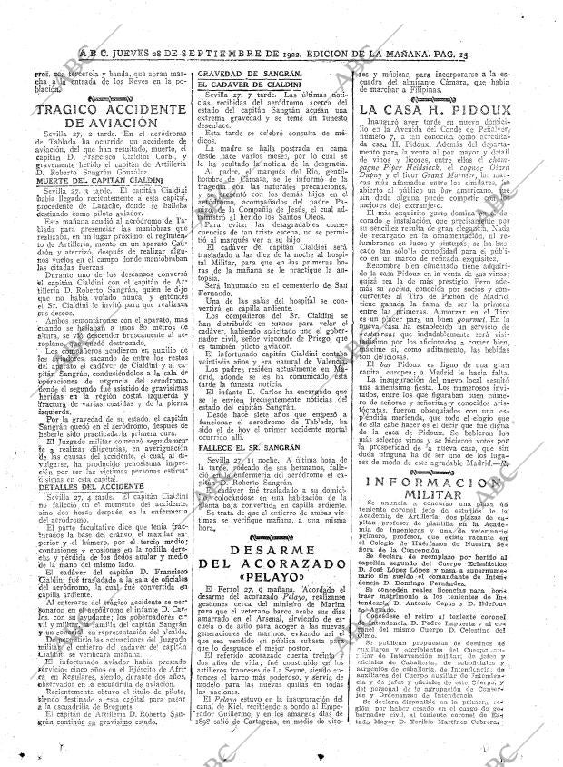 ABC MADRID 28-09-1922 página 15