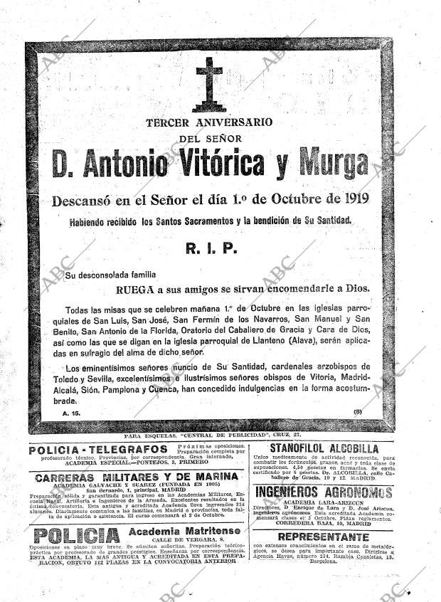 ABC MADRID 30-09-1922 página 29