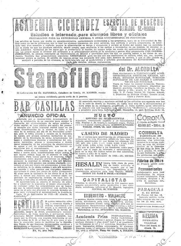 ABC MADRID 01-10-1922 página 37