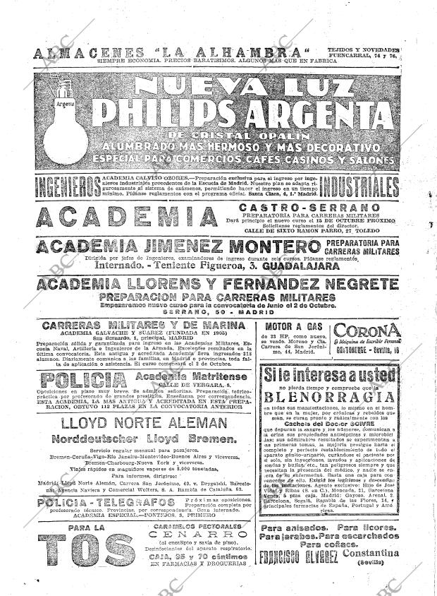 ABC MADRID 01-10-1922 página 38