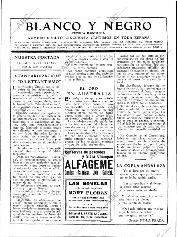 BLANCO Y NEGRO MADRID 01-10-1922 página 3