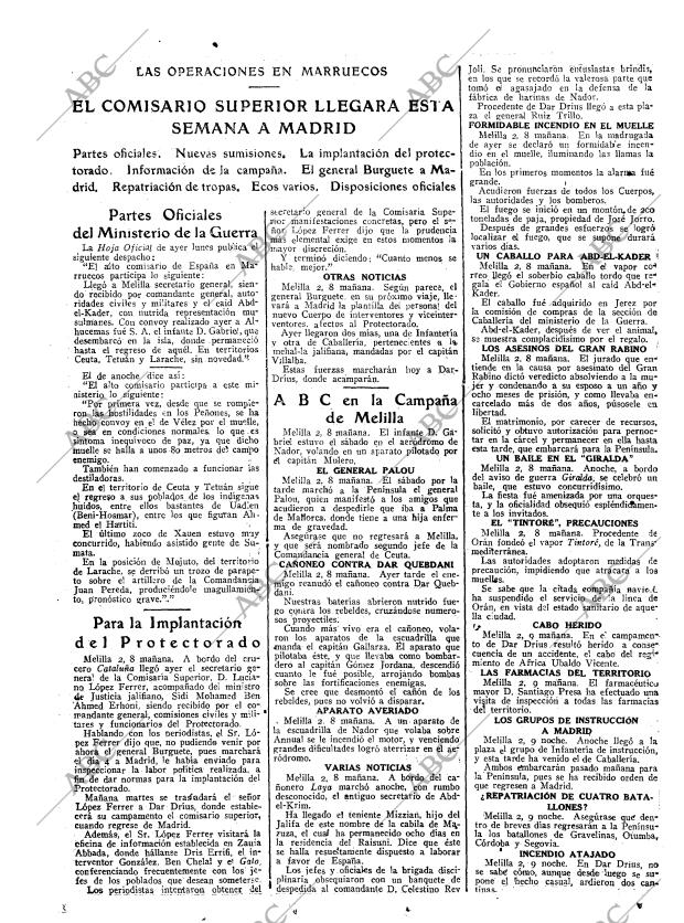 ABC MADRID 03-10-1922 página 11