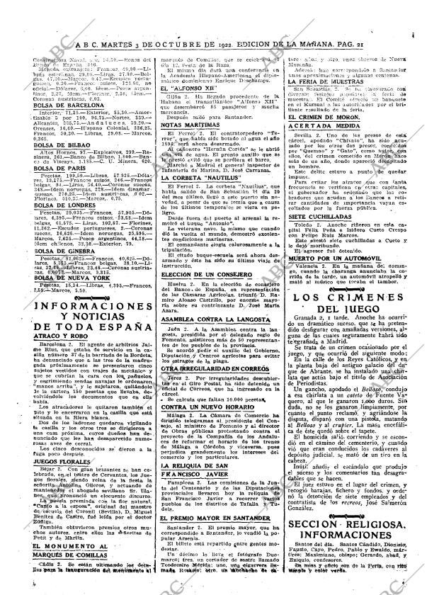 ABC MADRID 03-10-1922 página 21