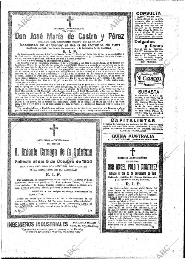 ABC MADRID 05-10-1922 página 25