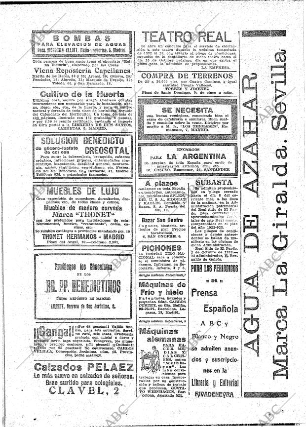 ABC MADRID 05-10-1922 página 28