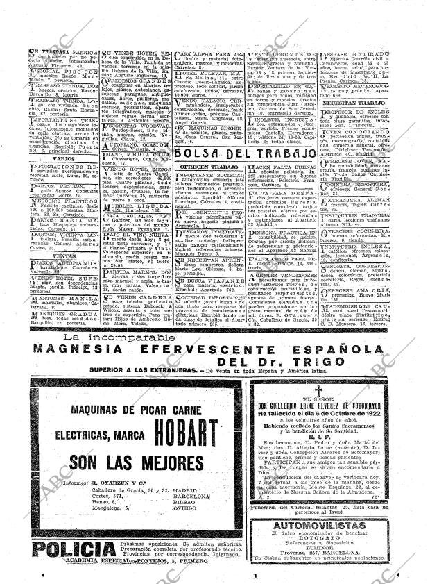 ABC MADRID 07-10-1922 página 22