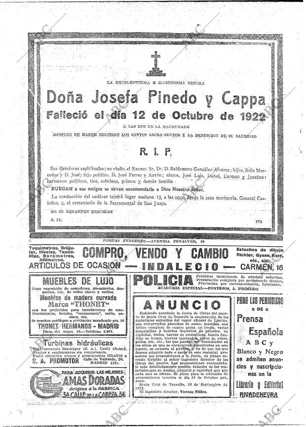 ABC MADRID 12-10-1922 página 26