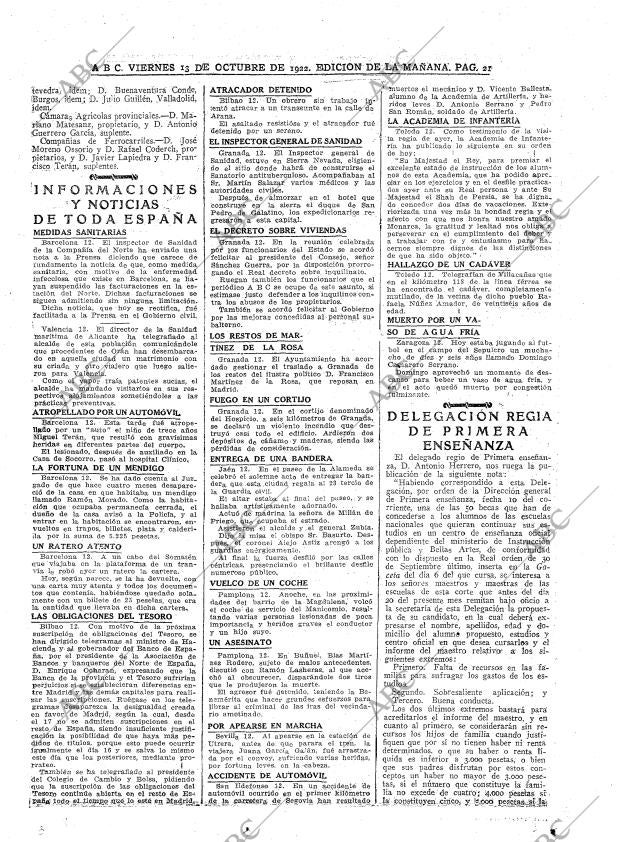 ABC MADRID 13-10-1922 página 21