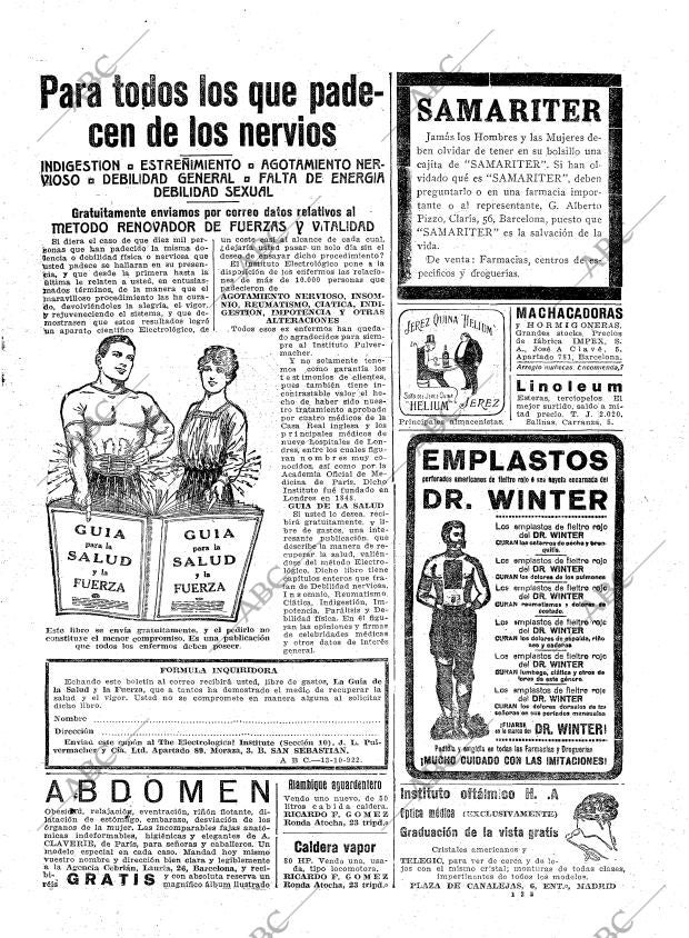 ABC MADRID 13-10-1922 página 31