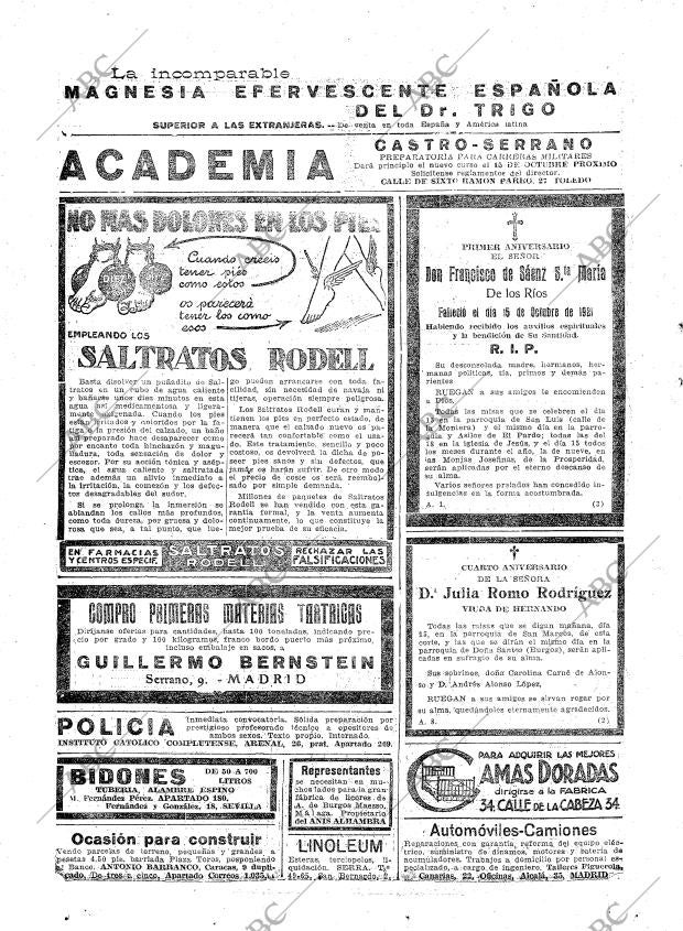 ABC MADRID 14-10-1922 página 26