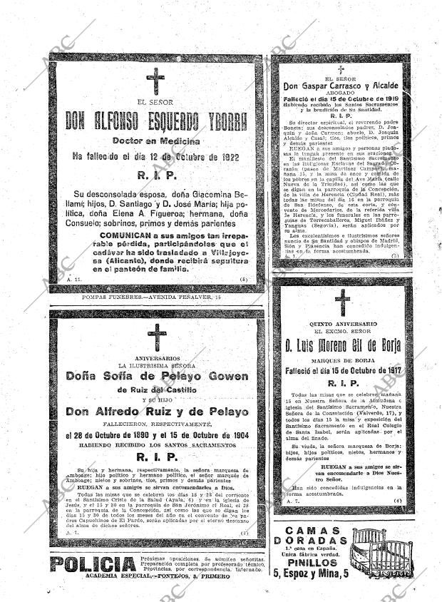 ABC MADRID 14-10-1922 página 28