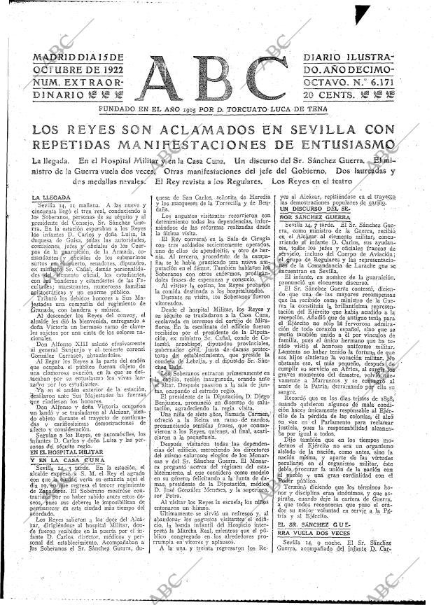 ABC MADRID 15-10-1922 página 15