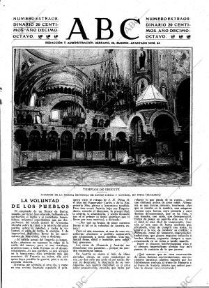 ABC MADRID 15-10-1922 página 3