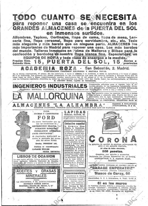 ABC MADRID 15-10-1922 página 41