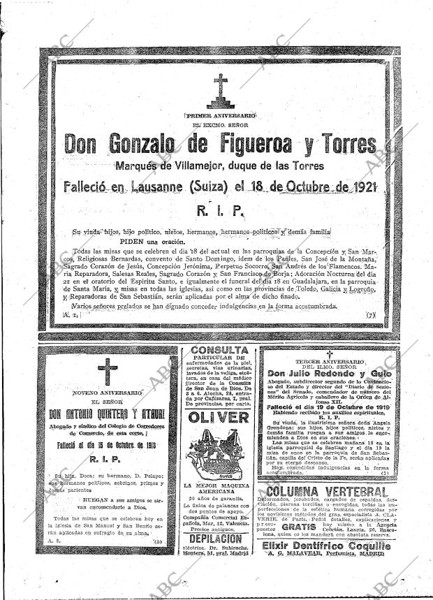ABC MADRID 17-10-1922 página 31