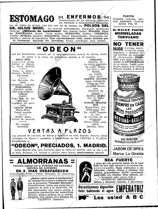 BLANCO Y NEGRO MADRID 22-10-1922 página 6