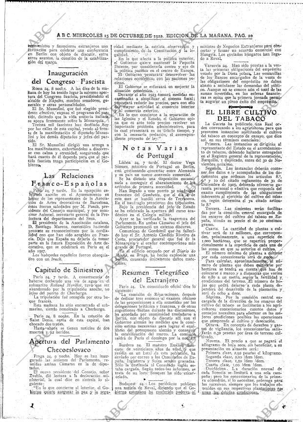 ABC MADRID 25-10-1922 página 20