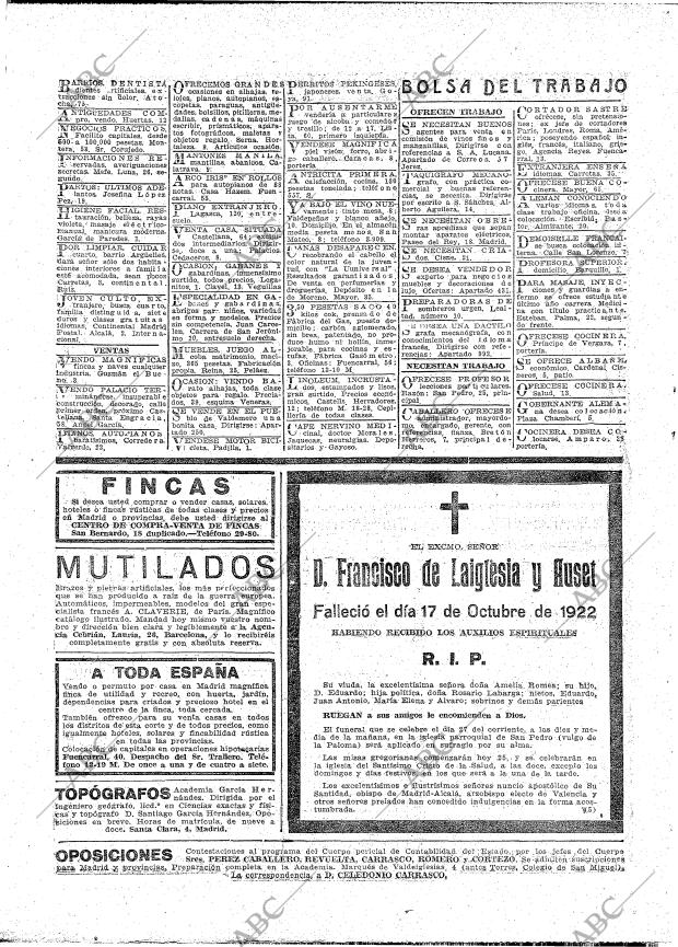 ABC MADRID 25-10-1922 página 26