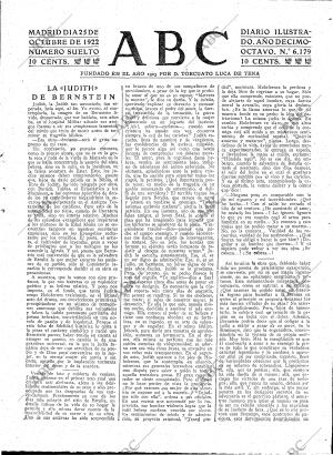 ABC MADRID 25-10-1922 página 3