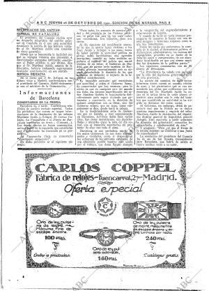 ABC MADRID 26-10-1922 página 8