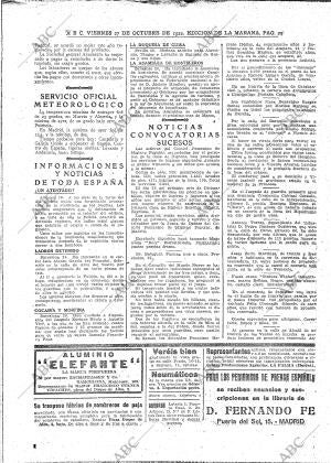 ABC MADRID 27-10-1922 página 20