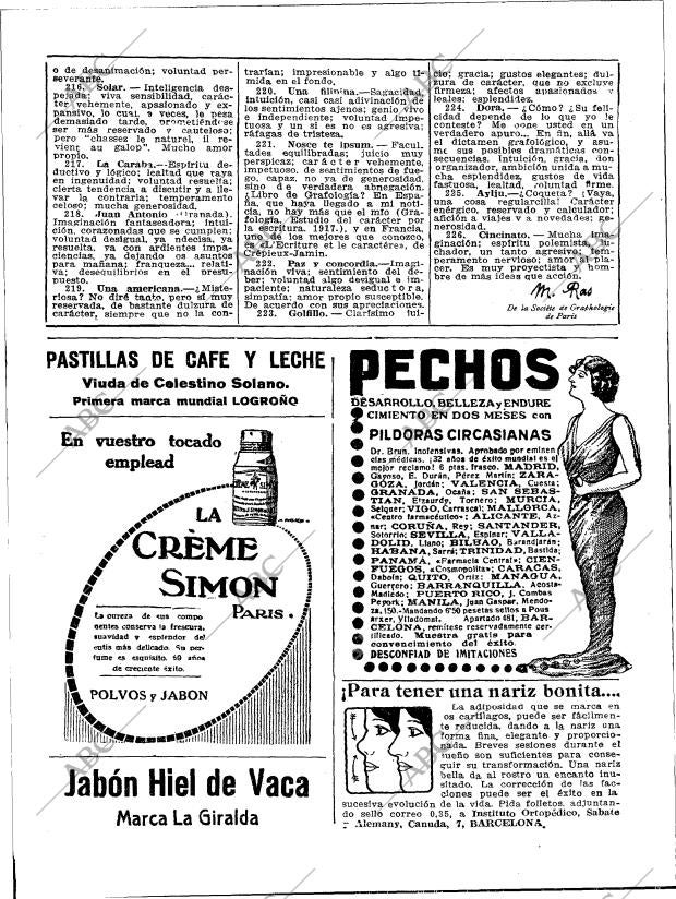 BLANCO Y NEGRO MADRID 29-10-1922 página 10