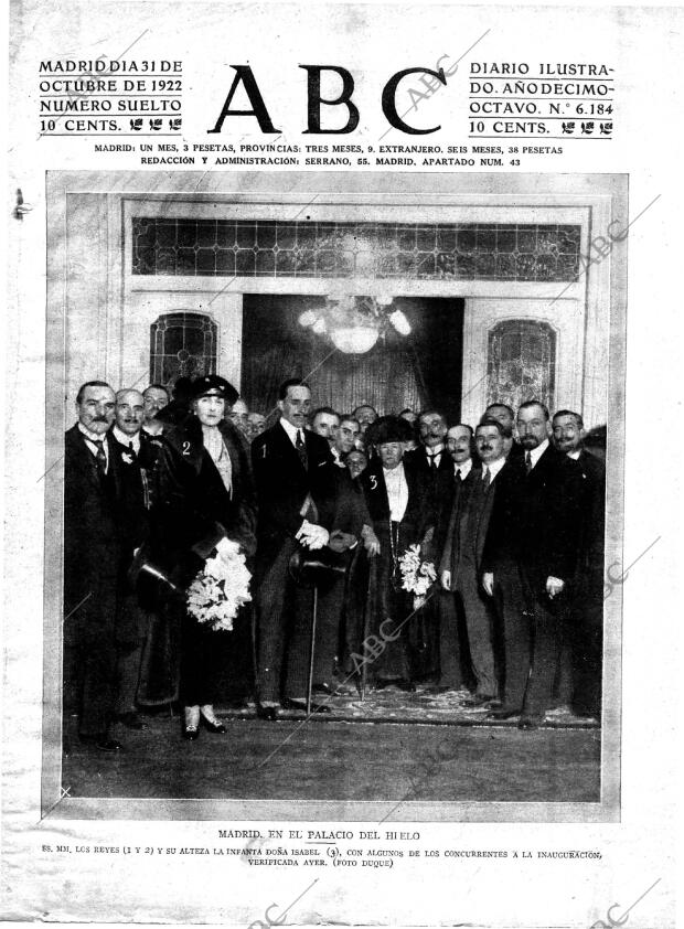 ABC MADRID 31-10-1922 página 1