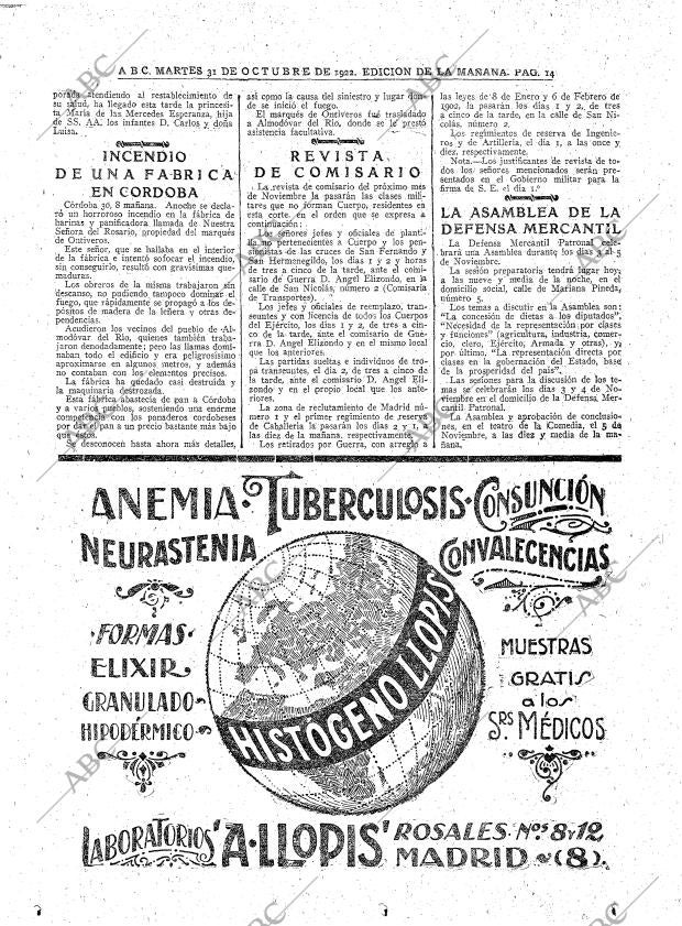 ABC MADRID 31-10-1922 página 14