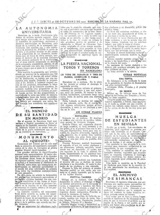 ABC MADRID 31-10-1922 página 17