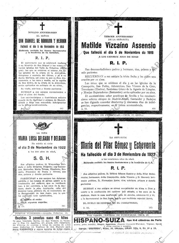 ABC MADRID 04-11-1922 página 27