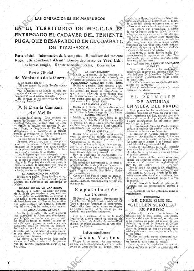 ABC MADRID 10-11-1922 página 15