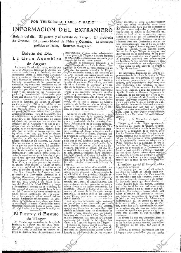 ABC MADRID 11-11-1922 página 23