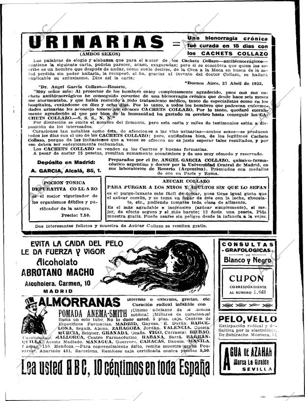 BLANCO Y NEGRO MADRID 12-11-1922 página 4