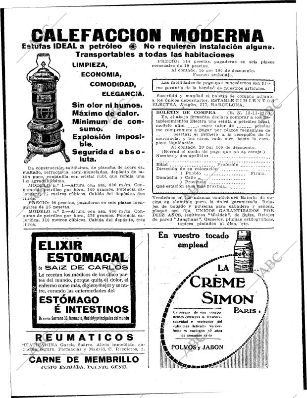 BLANCO Y NEGRO MADRID 12-11-1922 página 6