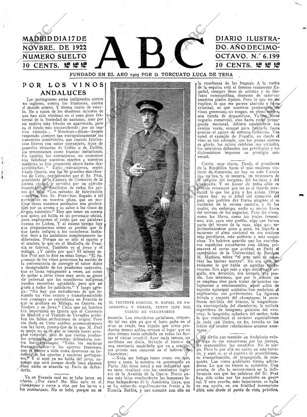 ABC MADRID 17-11-1922 página 3
