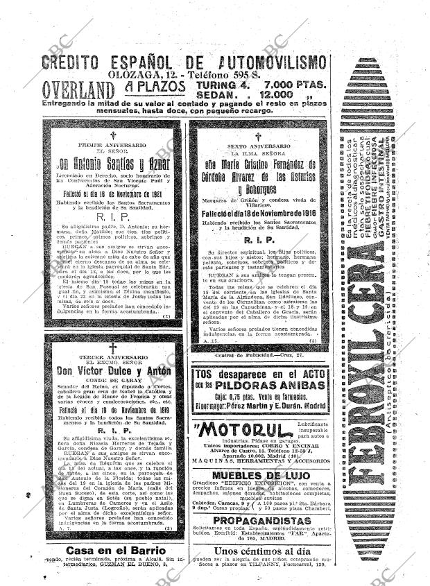 ABC MADRID 17-11-1922 página 30