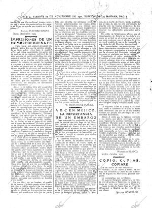 ABC MADRID 17-11-1922 página 6