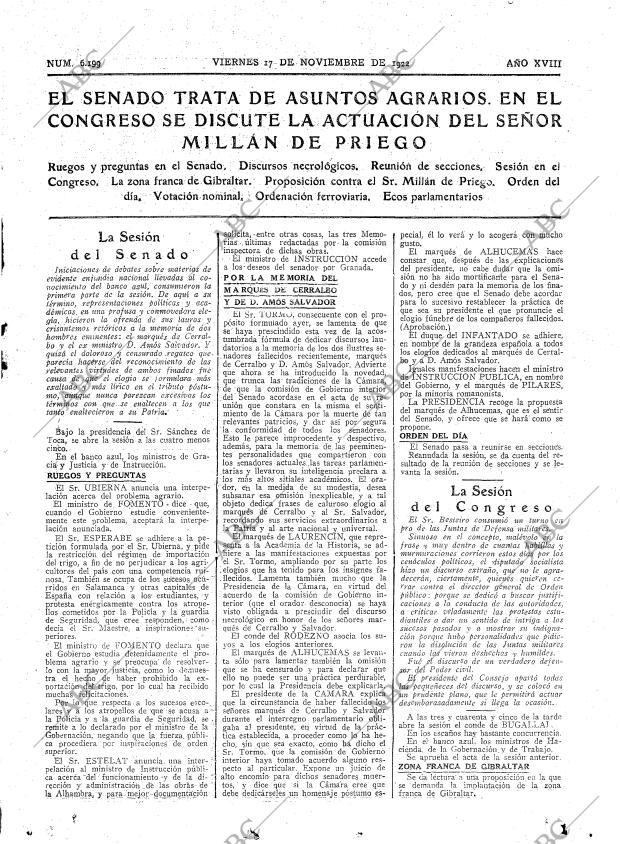 ABC MADRID 17-11-1922 página 7