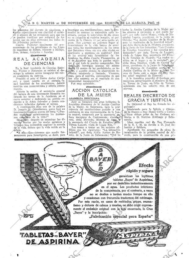 ABC MADRID 21-11-1922 página 16
