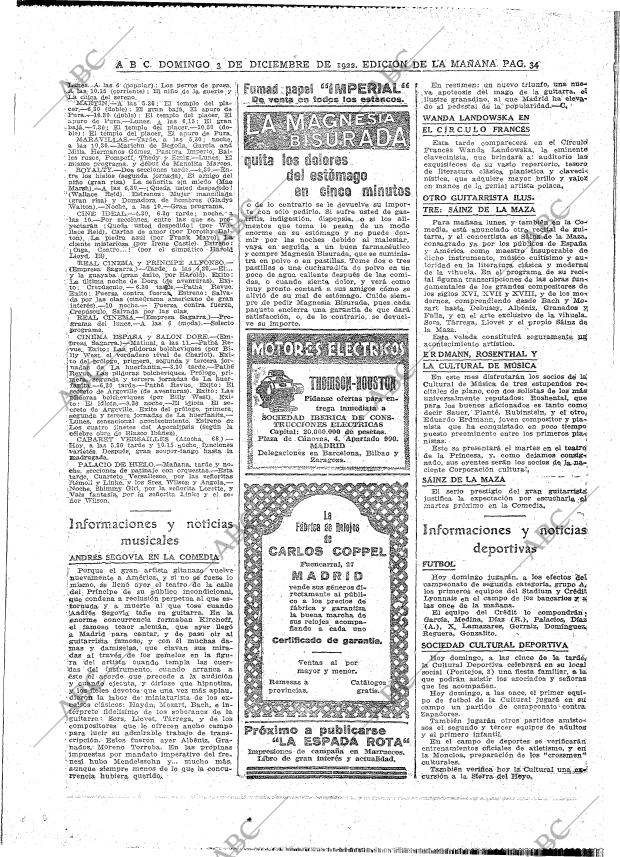 ABC MADRID 03-12-1922 página 34