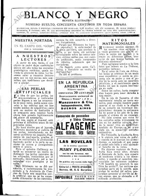 BLANCO Y NEGRO MADRID 03-12-1922 página 3