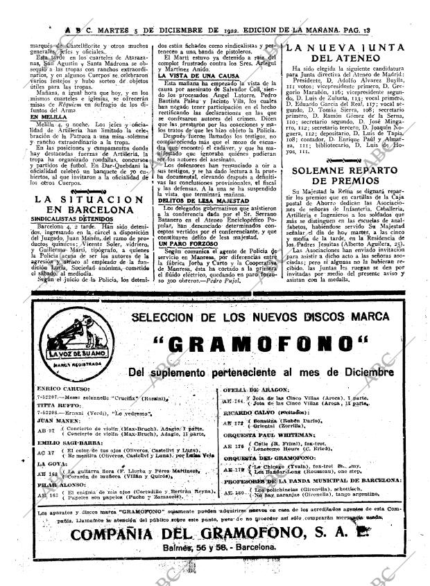 ABC MADRID 05-12-1922 página 18