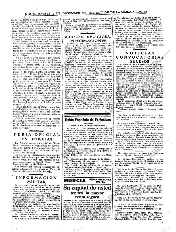 ABC MADRID 05-12-1922 página 25