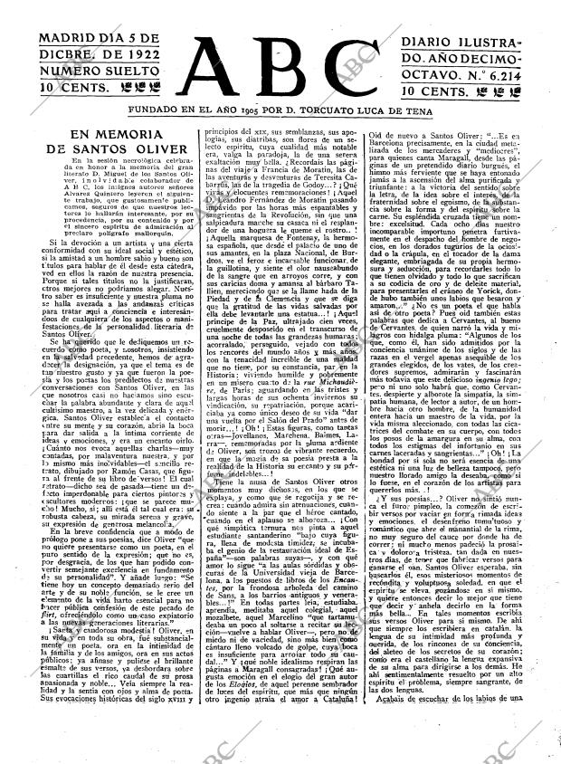 ABC MADRID 05-12-1922 página 3
