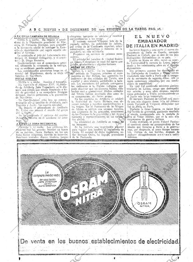 ABC MADRID 07-12-1922 página 14
