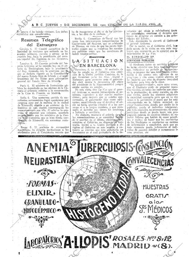 ABC MADRID 07-12-1922 página 16