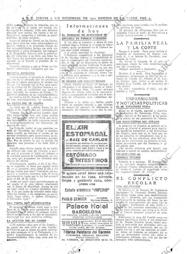 ABC MADRID 07-12-1922 página 7