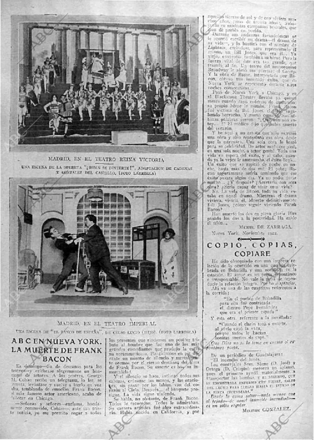 ABC MADRID 09-12-1922 página 5